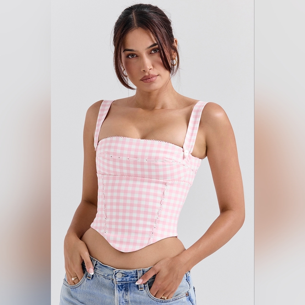 Lottie Strawberry Shortcake Gingham Corset